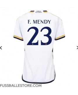 Günstige Real Madrid Ferland Mendy #23 Heimtrikot Damen 2023-24 Kurzarm